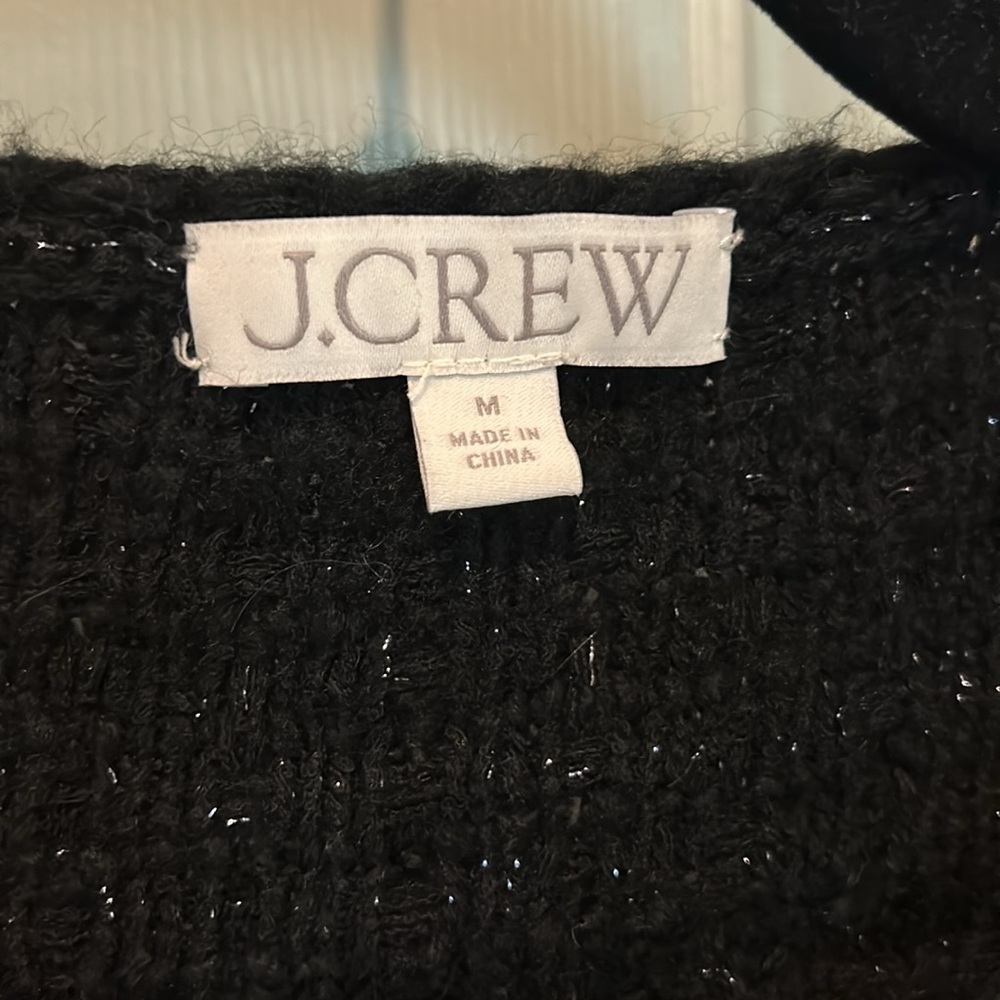 Crew Sparkle Cardigan Size M - Picture 3 of 5